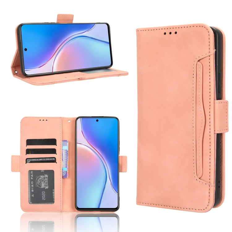 For Huawei Maimang 20 Skin Feel Calf Texture Card Slots Leather Phone Case
