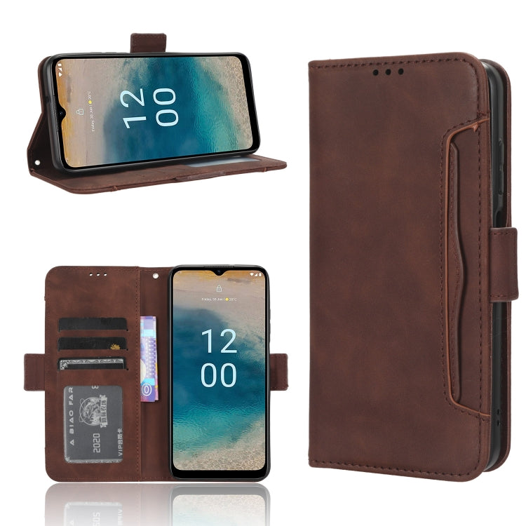 For Nokia G22 4G Skin Feel Calf Texture Card Slots Leather Phone Case