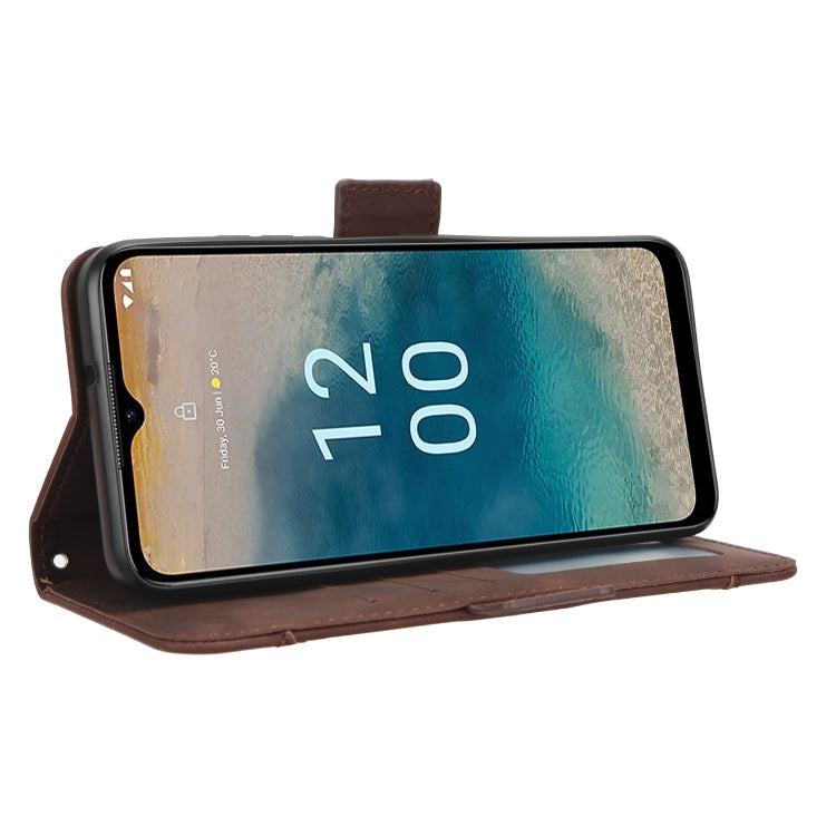 For Nokia G22 4G Skin Feel Calf Texture Card Slots Leather Phone Case