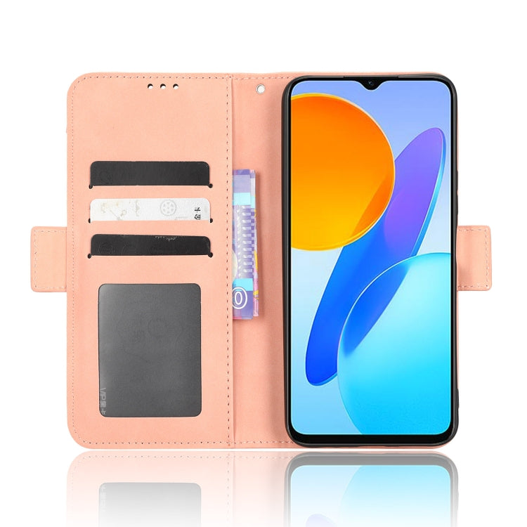 For Honor 70 Lite / X6 4G Skin Feel Calf Texture Card Slots Leather Phone Case