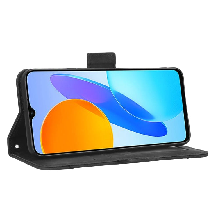 For Honor 70 Lite / X6 4G Skin Feel Calf Texture Card Slots Leather Phone Case