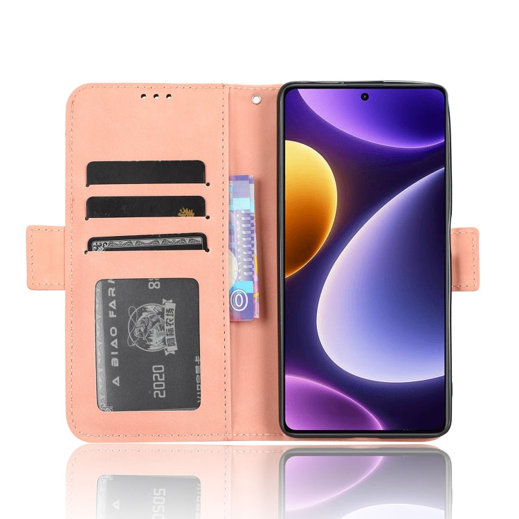 For Xiaomi Redmi Note 12 Turbo 5G Skin Feel Calf Texture Card Slots Leather Phone Case