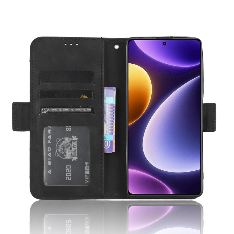 For Xiaomi Redmi Note 12 Turbo 5G Skin Feel Calf Texture Card Slots Leather Phone Case