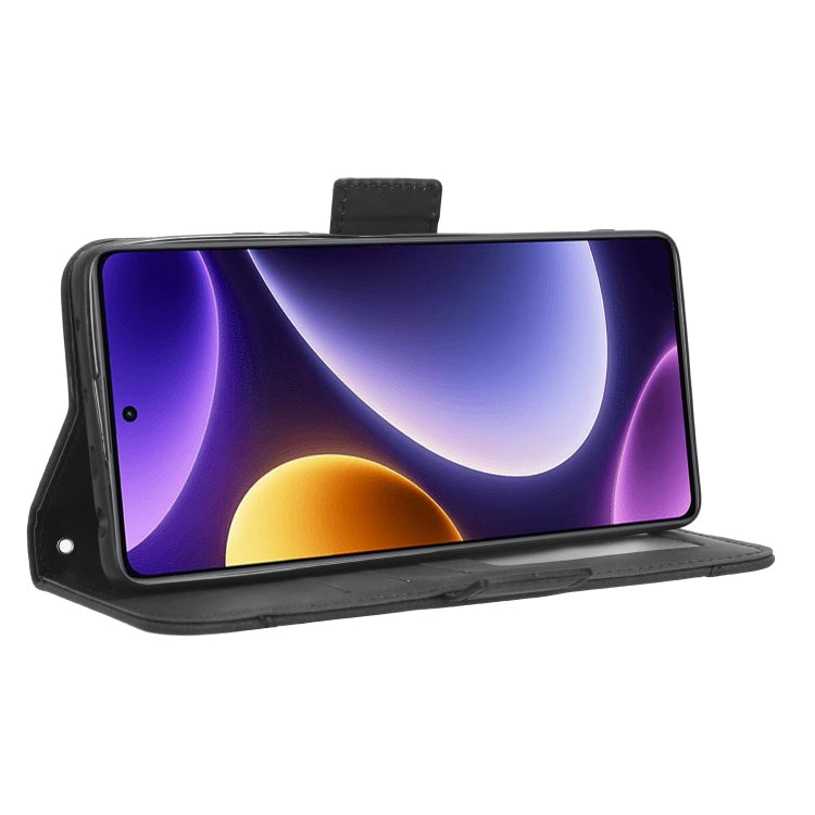 For Xiaomi Redmi Note 12 Turbo 5G Skin Feel Calf Texture Card Slots Leather Phone Case