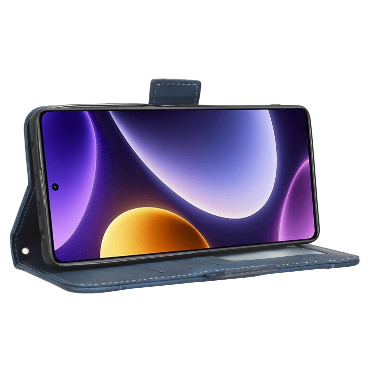 For Xiaomi Redmi Note 12 Turbo 5G Skin Feel Calf Texture Card Slots Leather Phone Case