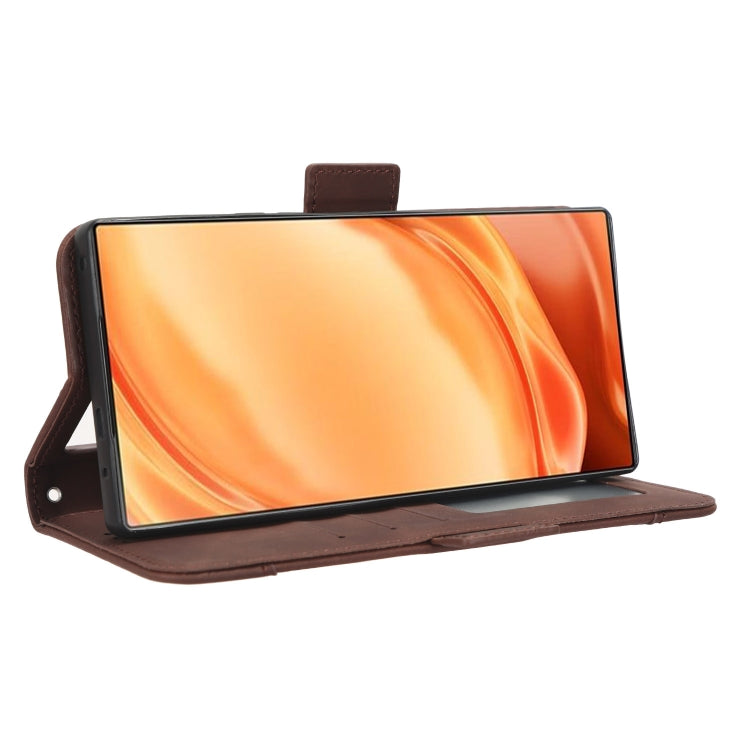 For ZTE Nubia Z50 Ultra Skin Feel Calf Texture Card Slots Leather Phone Case