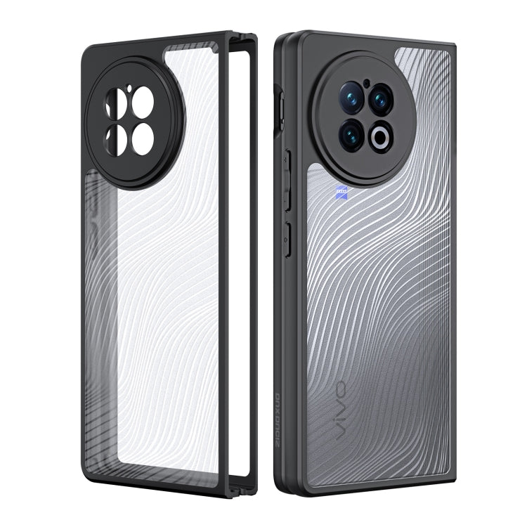 For vivo X Fold2 DUX DUCIS Aimo Series TPU + PC Frosted Feel Phone Case(Black)