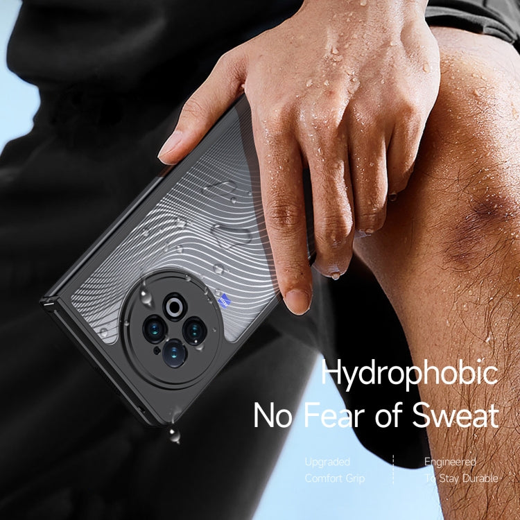 For vivo X Fold2 DUX DUCIS Aimo Series TPU + PC Frosted Feel Phone Case(Black)