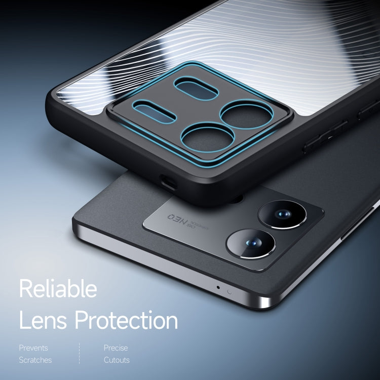 For vivo iQOO Neo8/Neo8 Pro DUX DUCIS Aimo Series TPU + PC Frosted Feel Phone Case(Black)