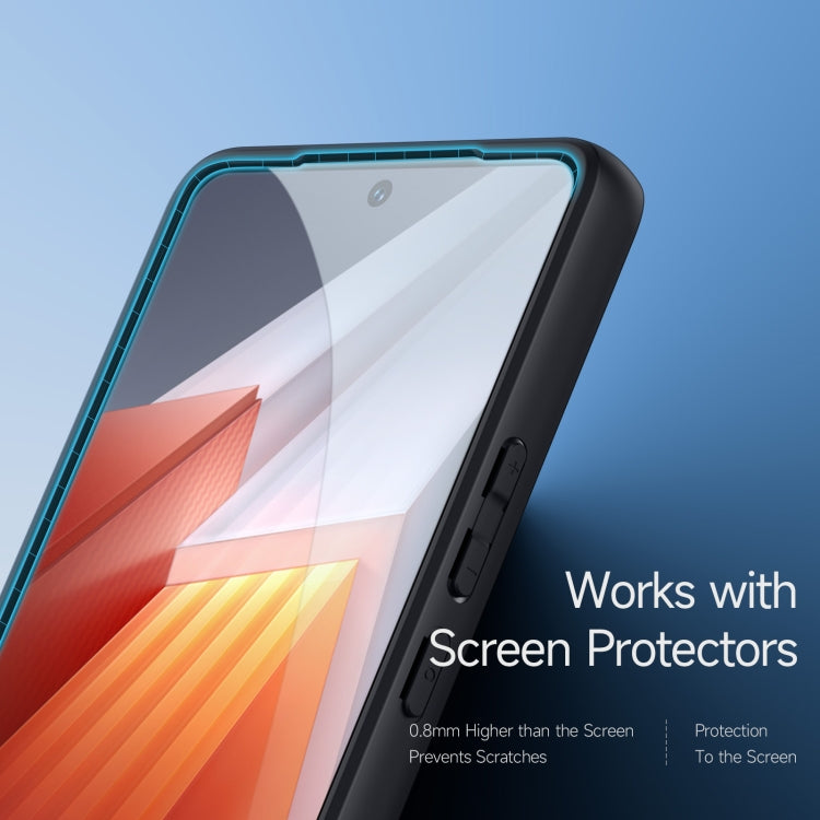 For vivo iQOO Neo8/Neo8 Pro DUX DUCIS Aimo Series TPU + PC Frosted Feel Phone Case(Black)