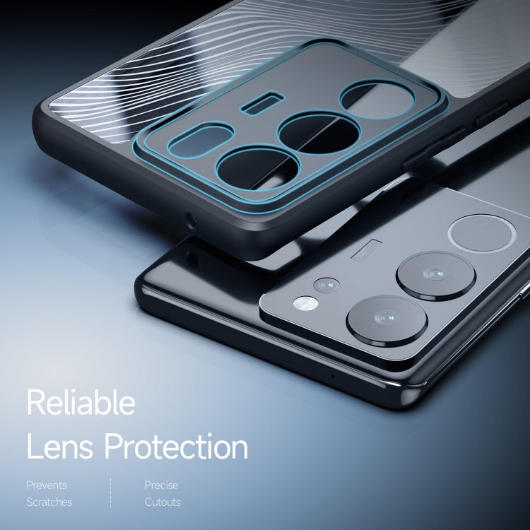 For vivo S17 / S17 Pro DUX DUCIS Aimo Series TPU + PC Frosted Feel Phone Case(Black)