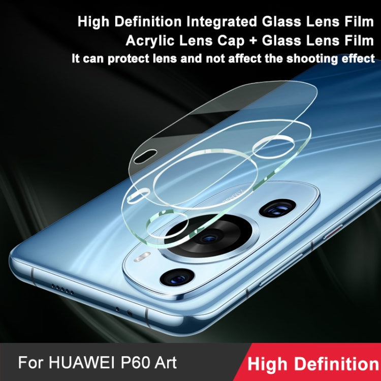 For Huawei P60 Art imak Integrated Rear Camera Lens Tempered Glass Film