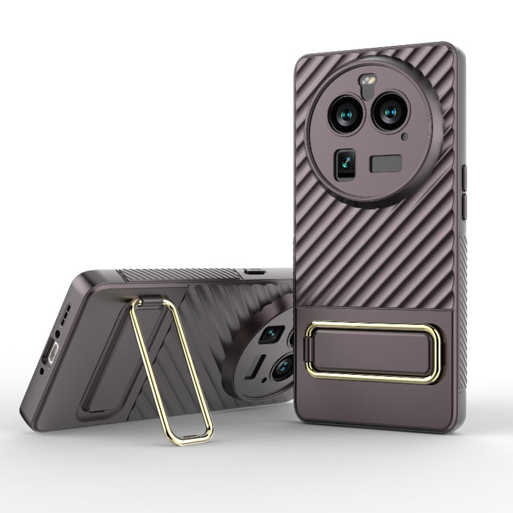 For OPPO Find X6 Pro 5G Wavy Textured Phone Case