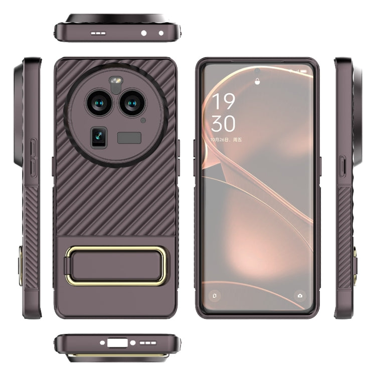 For OPPO Find X6 Pro 5G Wavy Textured Phone Case