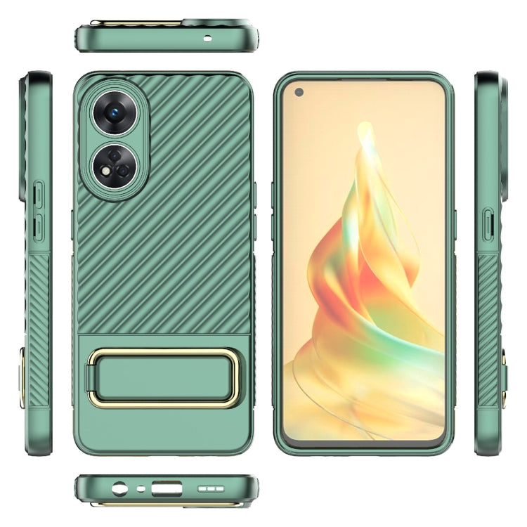 For OPPO Reno8 T 4G Wavy Textured Phone Case