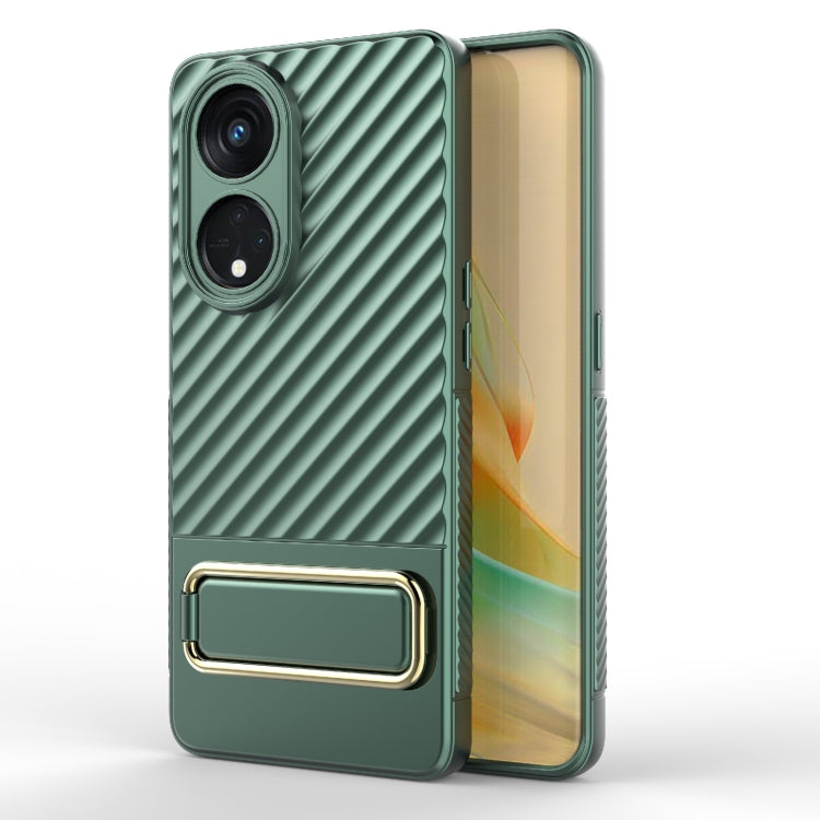 For OPPO Reno8 T 5G Wavy Textured Phone Case