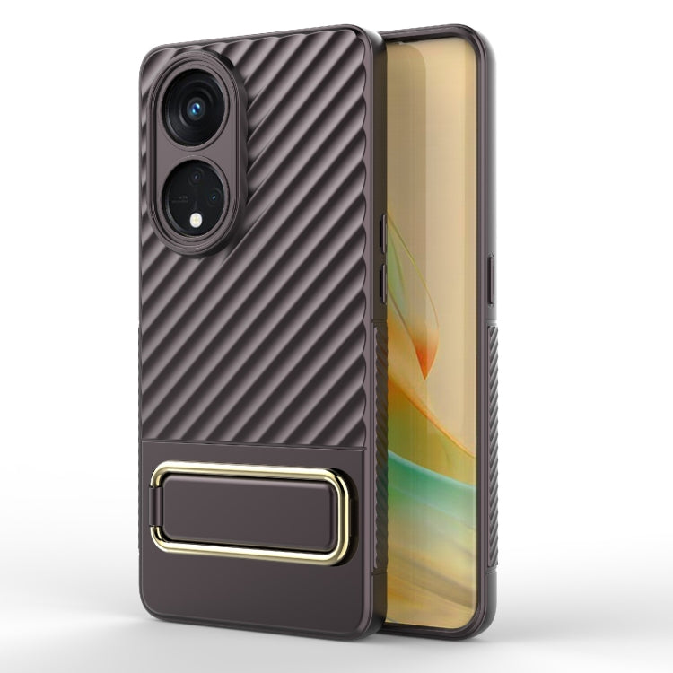 For OPPO Reno8 T 5G Wavy Textured Phone Case