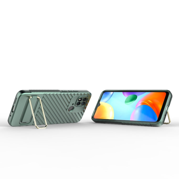 For Xiaomi Redmi 10C Global Wavy Textured Phone Case
