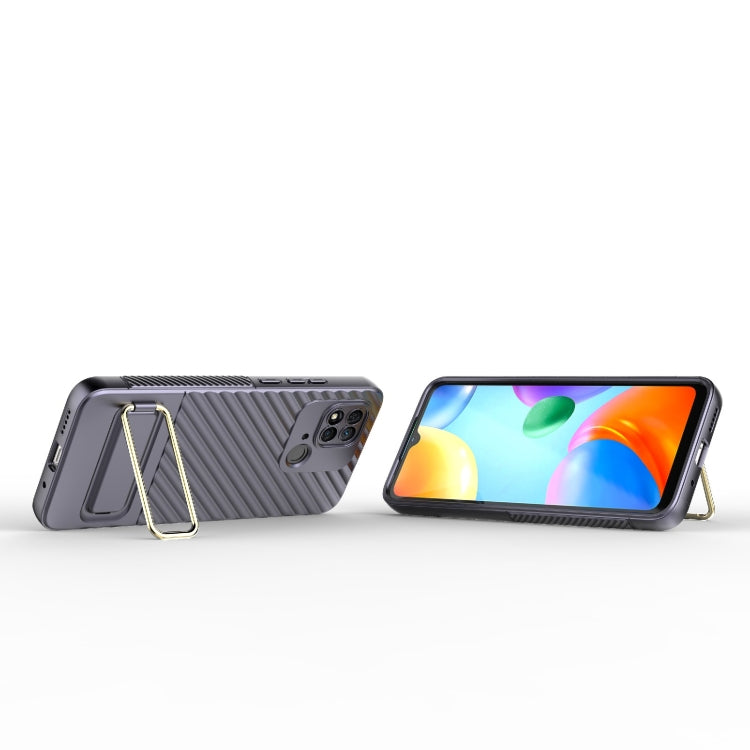 For Xiaomi Redmi 10C Global Wavy Textured Phone Case