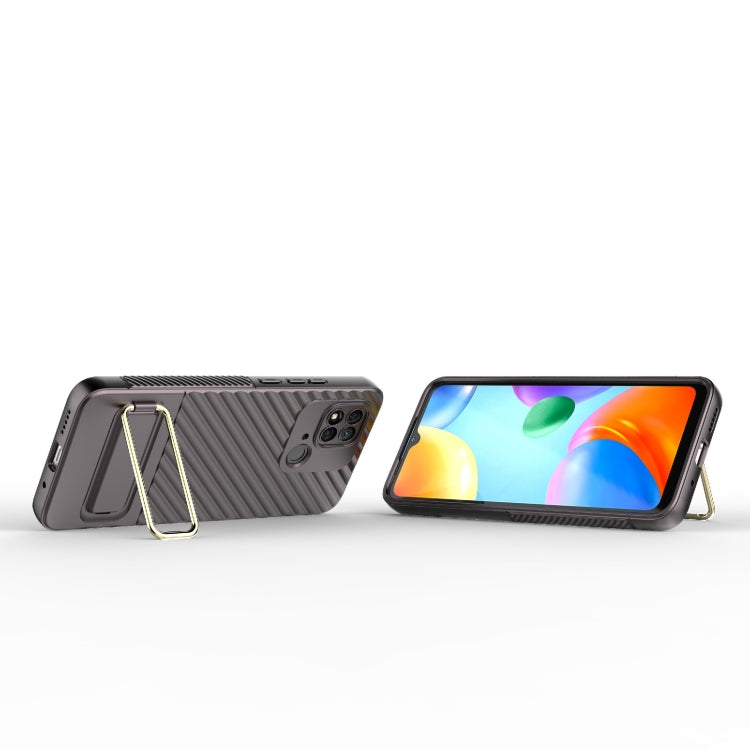 For Xiaomi Redmi 10C Global Wavy Textured Phone Case