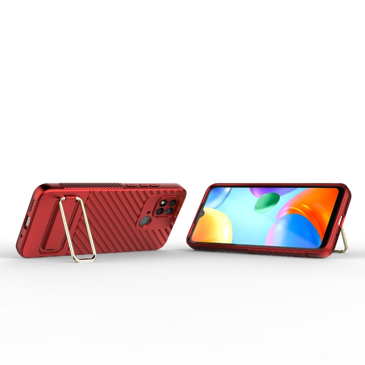 For Xiaomi Redmi 10C Global Wavy Textured Phone Case