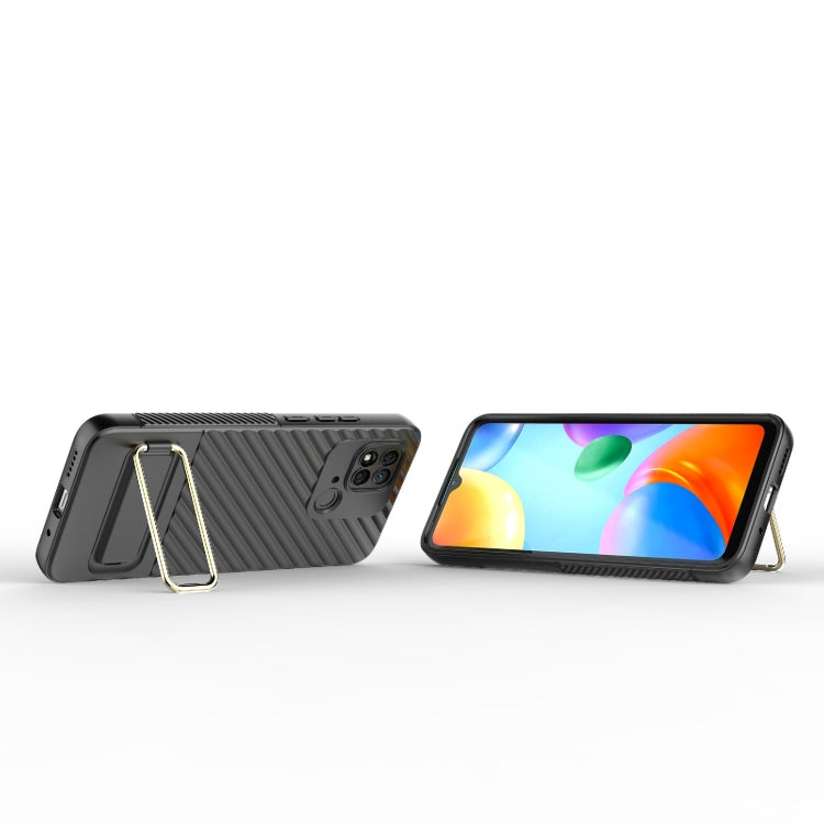 For Xiaomi Redmi 10C Global Wavy Textured Phone Case