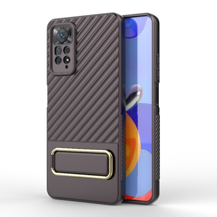 For Xiaomi Redmi Note 11 Pro Global Wavy Textured Phone Case