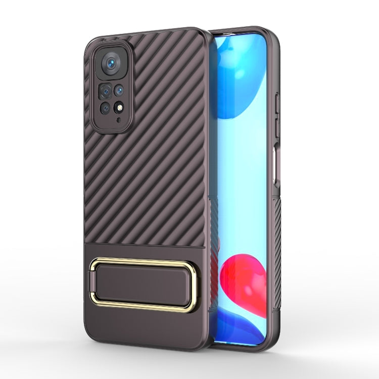For Xiaomi Redmi Note 11 Global Wavy Textured Phone Case