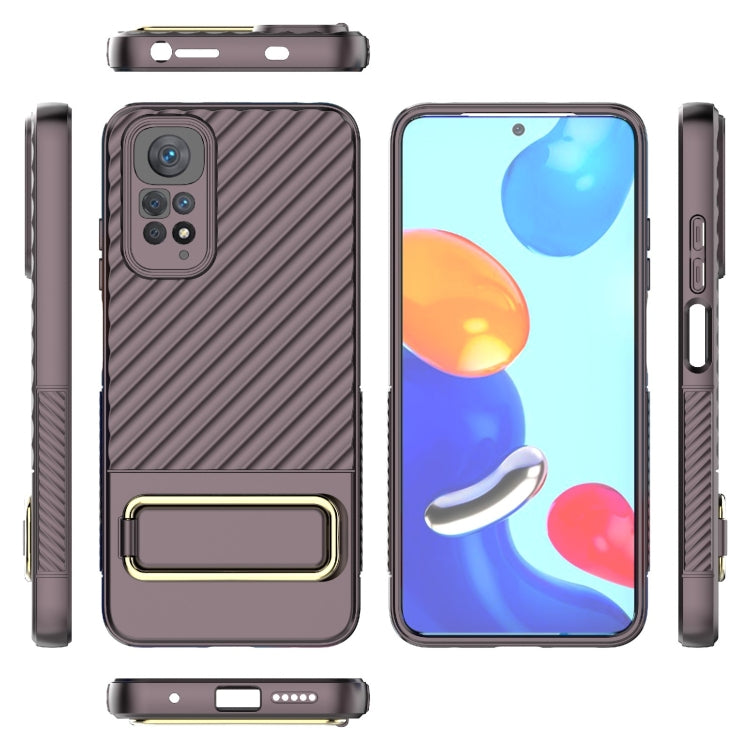 For Xiaomi Redmi Note 11 Global Wavy Textured Phone Case