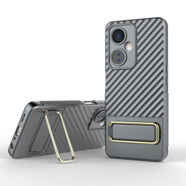 For OnePlus Nord CE 3 Wavy Textured Phone Case
