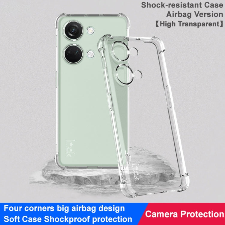 For OnePlus Ace 2V 5G imak Shockproof Airbag TPU Phone Case