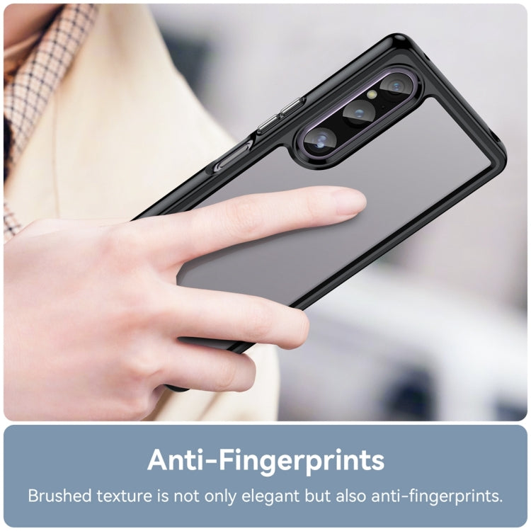 For Sony Xperia 1 V Colorful Series Acrylic + TPU Phone Case