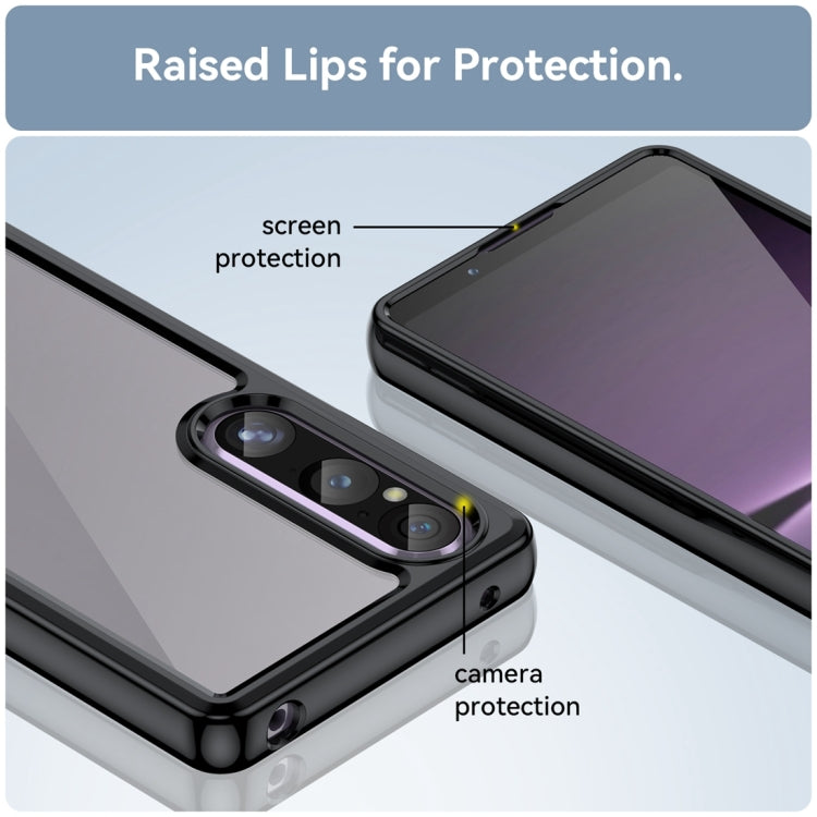 For Sony Xperia 1 V Colorful Series Acrylic + TPU Phone Case