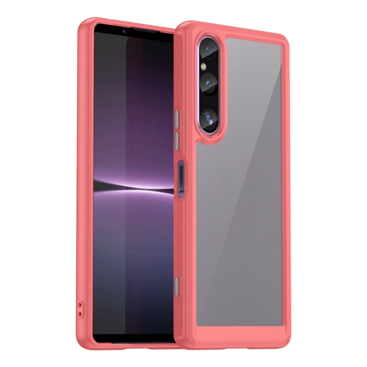 For Sony Xperia 1 V Colorful Series Acrylic + TPU Phone Case