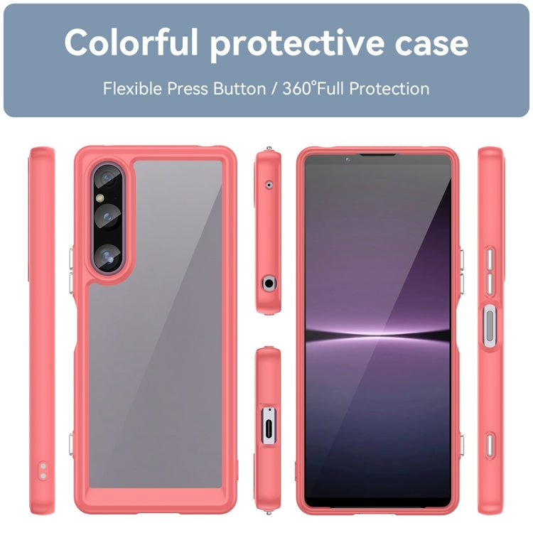 For Sony Xperia 1 V Colorful Series Acrylic + TPU Phone Case