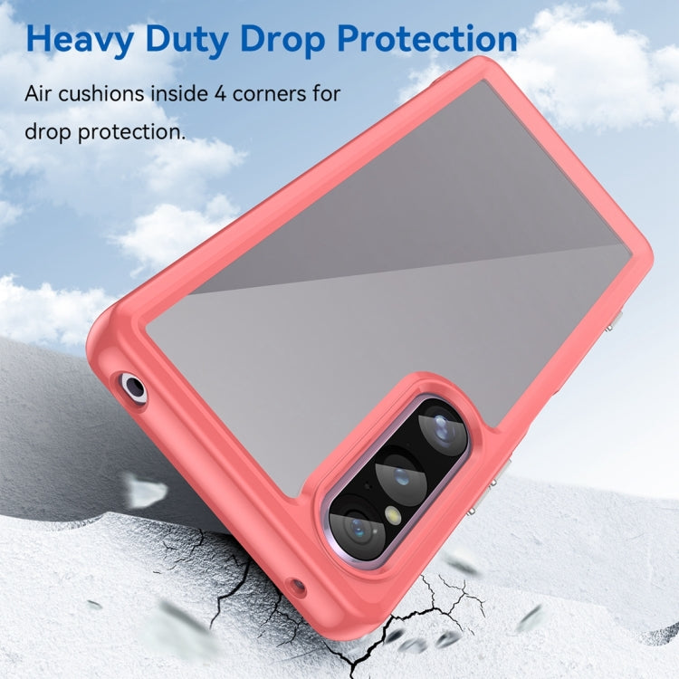 For Sony Xperia 1 V Colorful Series Acrylic + TPU Phone Case