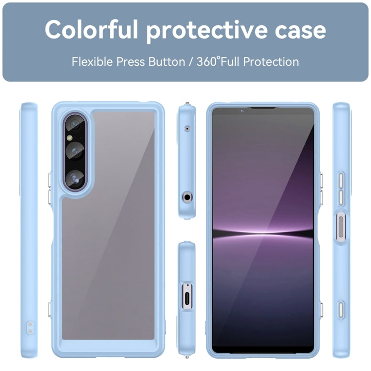 For Sony Xperia 1 V Colorful Series Acrylic + TPU Phone Case