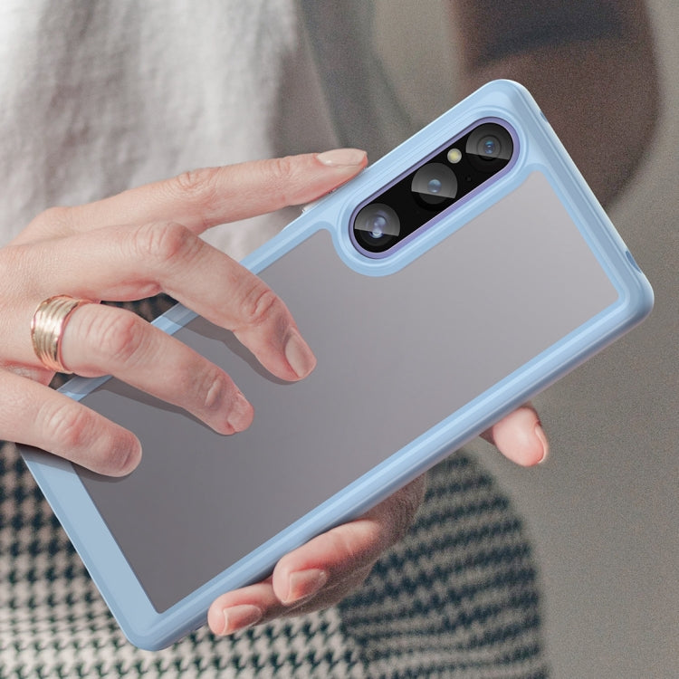 For Sony Xperia 1 V Colorful Series Acrylic + TPU Phone Case