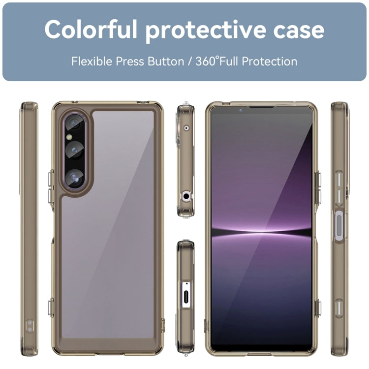 For Sony Xperia 1 V Colorful Series Acrylic + TPU Phone Case