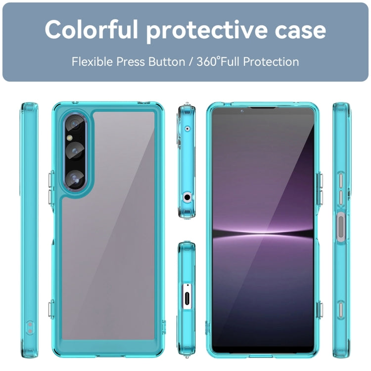 For Sony Xperia 1 V Colorful Series Acrylic + TPU Phone Case