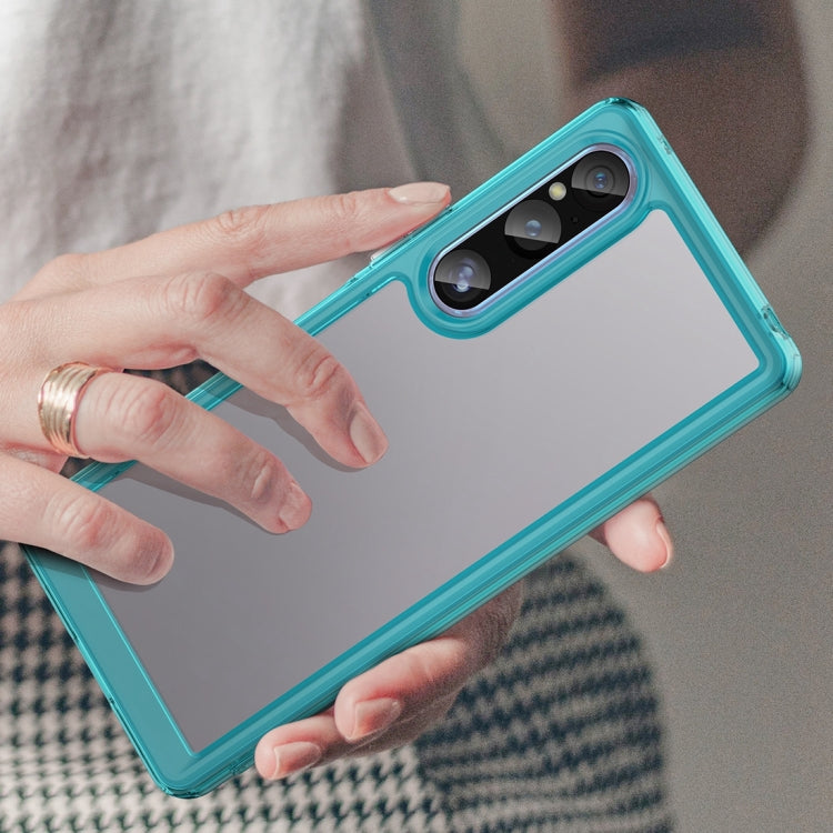 For Sony Xperia 1 V Colorful Series Acrylic + TPU Phone Case