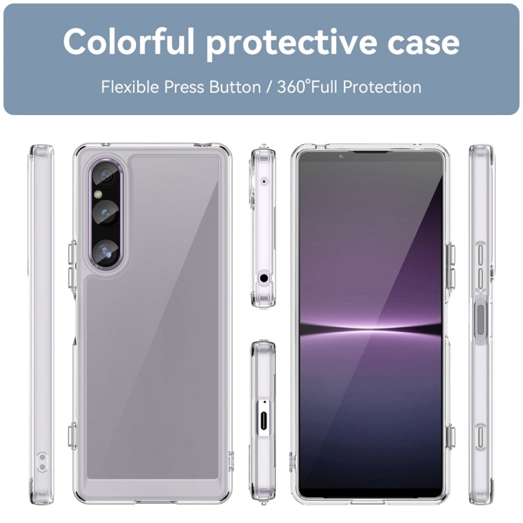 For Sony Xperia 1 V Colorful Series Acrylic + TPU Phone Case
