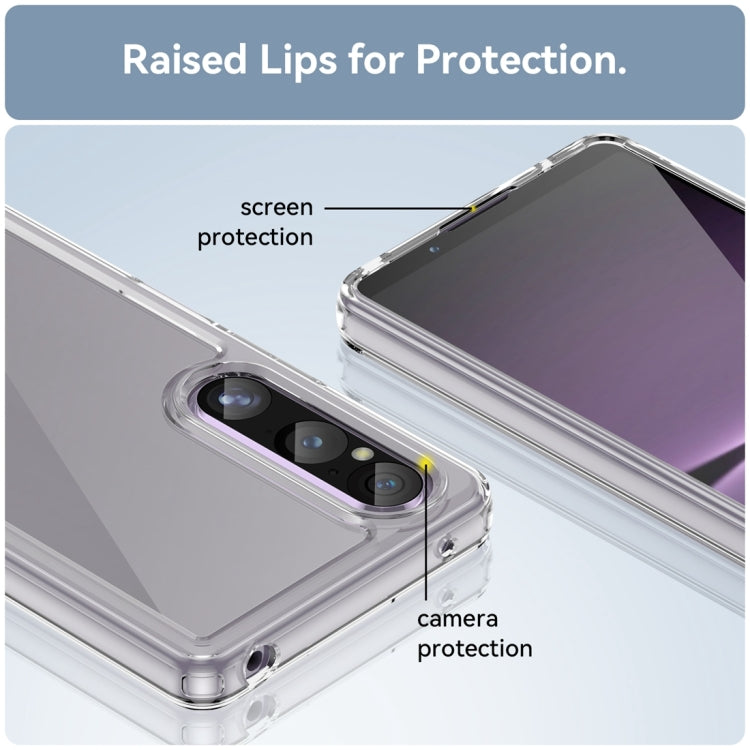 For Sony Xperia 1 V Colorful Series Acrylic + TPU Phone Case