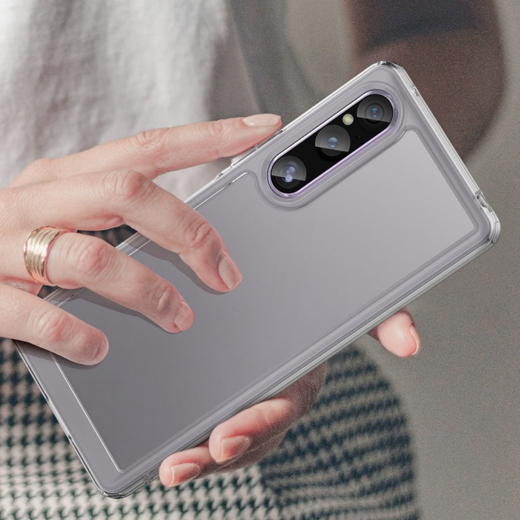 For Sony Xperia 1 V Colorful Series Acrylic + TPU Phone Case