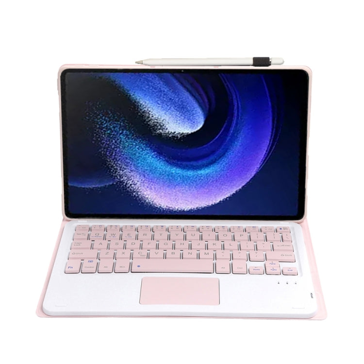 For Xiaomi Pad 6 / Pad 6 Pro A0N7-A Lambskin Texture Ultra-thin Bluetooth Keyboard Leather Case with Touchpad