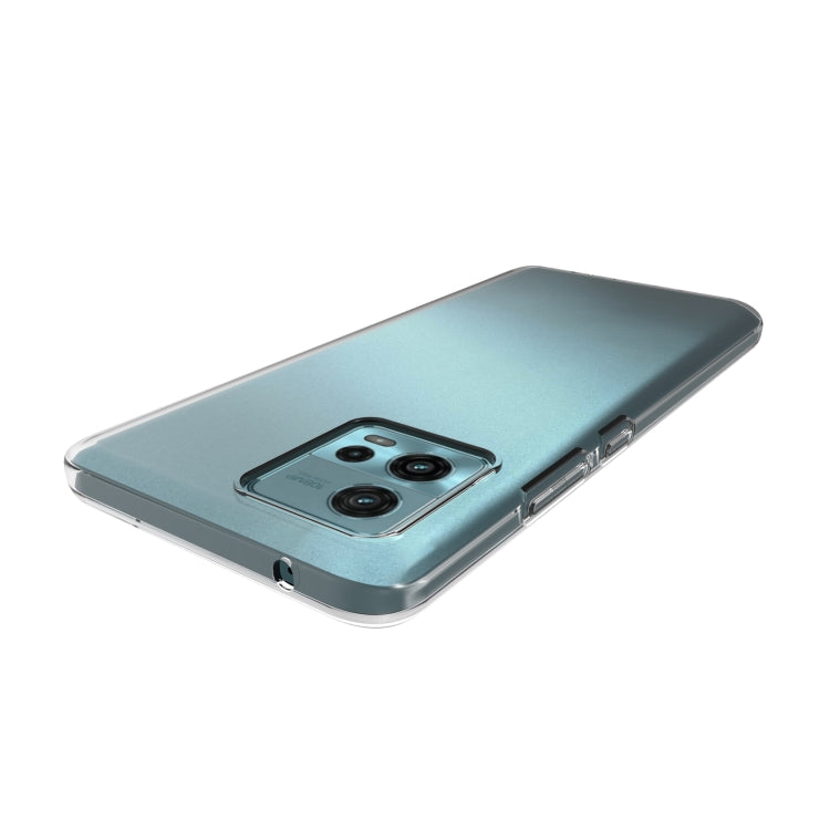 For Motorola Moto G72 Waterproof Texture TPU Phone Case(Transparent)