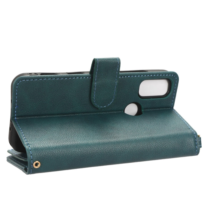 For Kyocera Android One S10 / S9 Litchi Texture Zipper Leather Phone Case