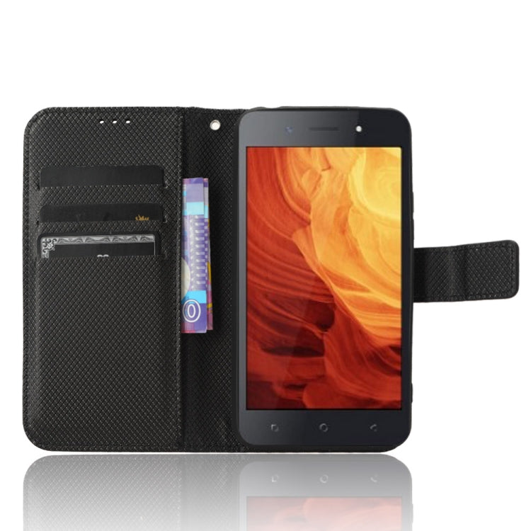 For Itel A18 Diamond Texture Leather Phone Case