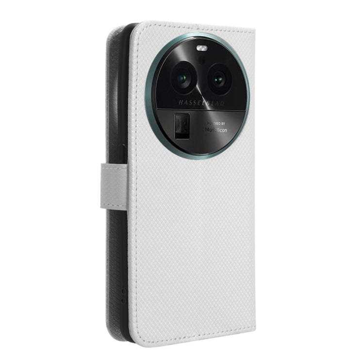 For OPPO Find X6 Diamond Texture Leather Phone Case