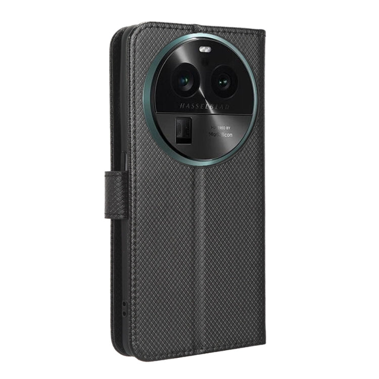 For OPPO Find X6 Diamond Texture Leather Phone Case